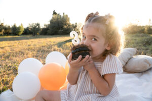 sesión cumpleaños exterior